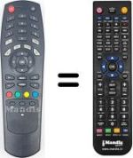 Replacement remote control Sagem DS77