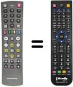 Télécommande équivalente Kathrein UFS732SW