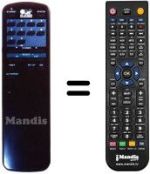 Replacement remote control Amstrad SRX501