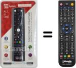 Mando a distancia equivalente Telesystem TS7500-HD