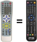 Replacement remote control Amstrad DV600