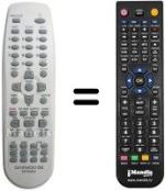 Télécommande équivalente Daewoo DRX1105