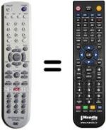 Télécommande équivalente Daewoo DHR7105