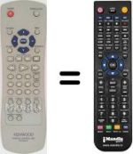Télécommande équivalente Kenwood DVF3250