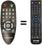 Mando a distancia equivalente Samsung AK59-00103F