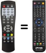 Replacement remote control MPMAN DVB-T2006