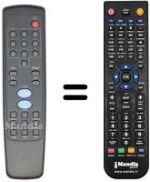 Replacement remote control VISIONIC REMCON058
