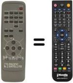 Télécommande équivalente COBRA DSR2800