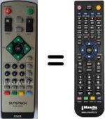 Mando a distancia equivalente Sunstech DTB-2200