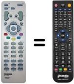 Télécommande équivalente Thomson DTI2305-SAT-DTT