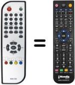 Replacement remote control Sansui DVB01