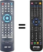 Mando a distancia equivalente BLUETECH DVFHDM20