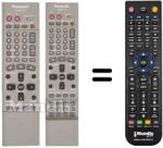 Mando a distancia equivalente Panasonic DMRE-30
