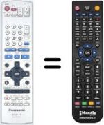 Mando a distancia equivalente Panasonic DMRE-S10EGS