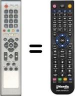 Mando a distancia equivalente Ferguson HF8800 HD