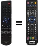 Mando a distancia equivalente Grundig GDV200