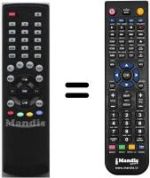 Télécommande équivalente Homecast HS 9000 CI PVR