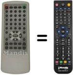 Replacement remote control MARVEL LOUIS DVD-JH364