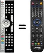Télécommande équivalente Medion MD26001