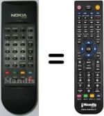Télécommande équivalente RC0861