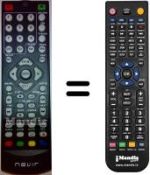 Replacement remote control Nevir NVR2350