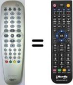 Télécommande équivalente Philips DVD-R5350H