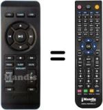 Mando a distancia equivalente AZ787