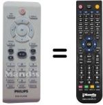 Télécommande équivalente Philips DVP5960