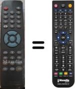 Replacement remote control Quadro DR9100CI