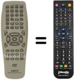 Télécommande équivalente Sanyo SL20