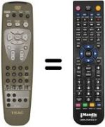 Télécommande équivalente RC-823