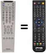 Télécommande équivalente RC-922