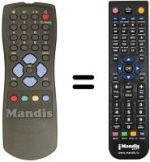 Mando a distancia equivalente RC1112905 / 00