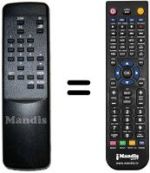 Replacement remote control Boca SR912