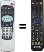 Replacement remote control Neuling TERRATRAC6400HF