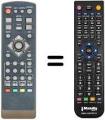 Télécommande équivalente SERVIMAT TNT58
