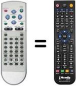 Télécommande équivalente Daewoo 2122