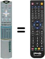 Mando a distancia equivalente Toshiba SD-2109
