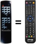 Replacement remote control Irradio ISR10