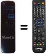 Replacement remote control Amstrad SRX301