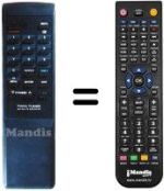 Mando a distancia equivalente Amstrad SRX340