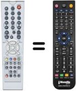 Replacement remote control VISIONIC REMCON028