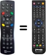 Replacement remote control TS7001