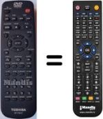 Mando a distancia equivalente Toshiba SD-220