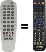 Mando a distancia equivalente Philips DSR200