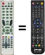 Télécommande équivalente HVS57511