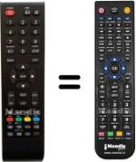 Replacement remote control HVS57532-ET
