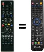 Télécommande équivalente Kenstar HVS57510