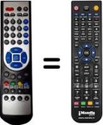 Replacement remote control ORCHID EVS455