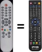 Replacement remote control WHV3399W